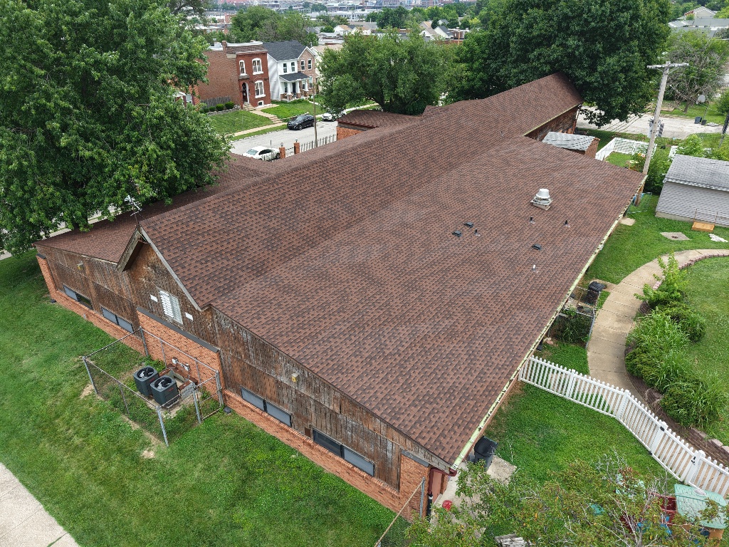 Gabled Commercial Shingle Roof