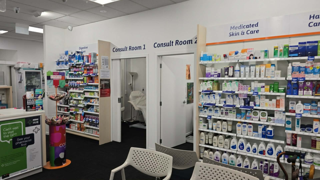 Private consultation rooms at Unichem Petone Pharmacy