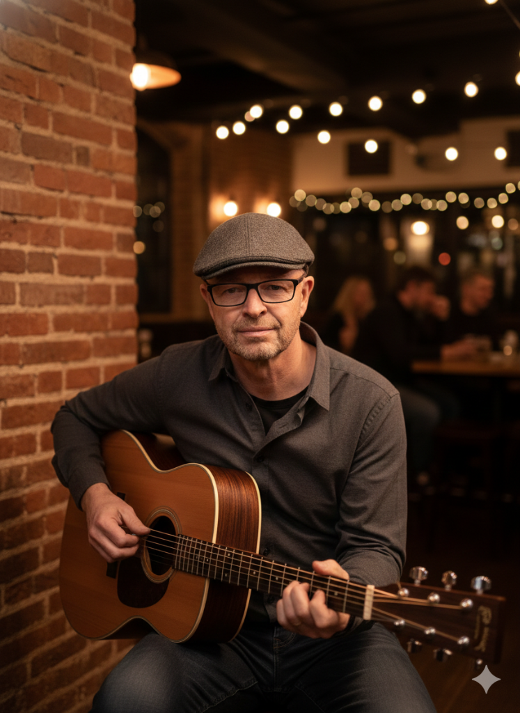 Richard Ings performing at a Canberra community event