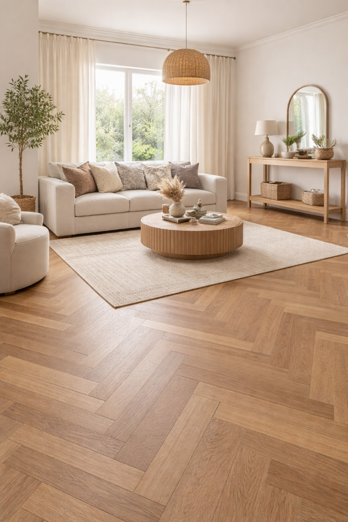 Herringbone Collection — engineered hardwood flooring by Müller Graff