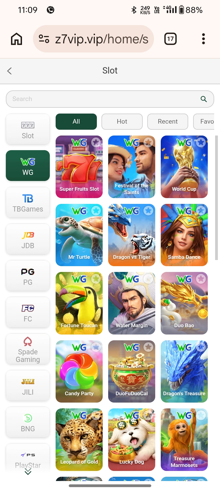 Betting app template preview