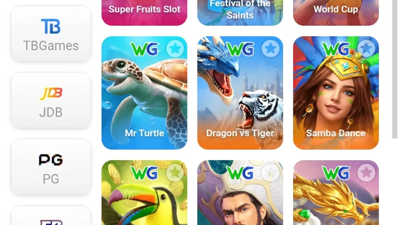 Betting app template preview