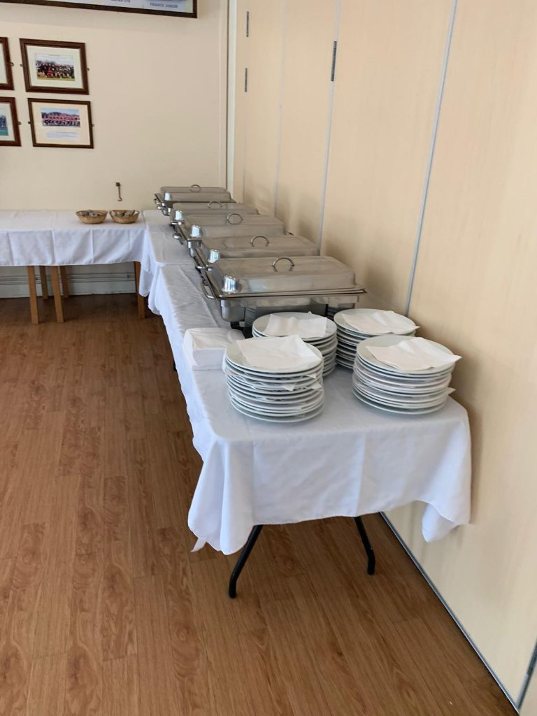 Catering setup