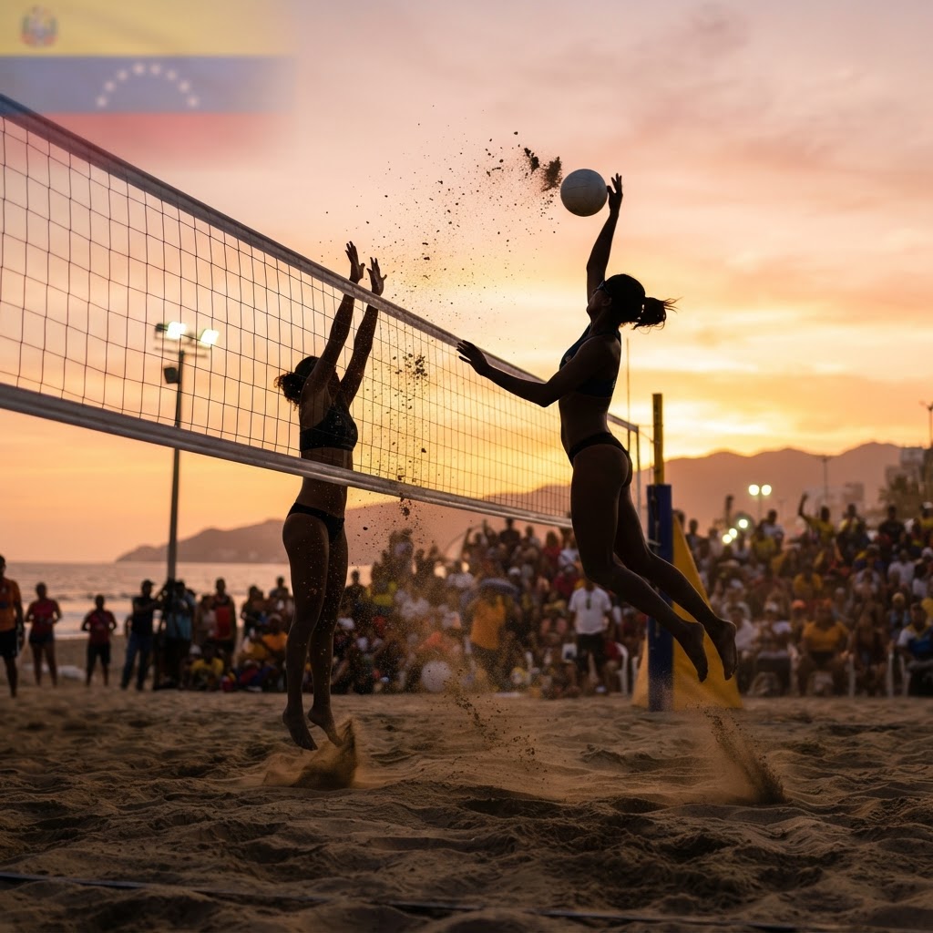 Voleibol de playa venezolano conquista la medalla de plata en los Juegos Suramericanos Santa Fe 2026