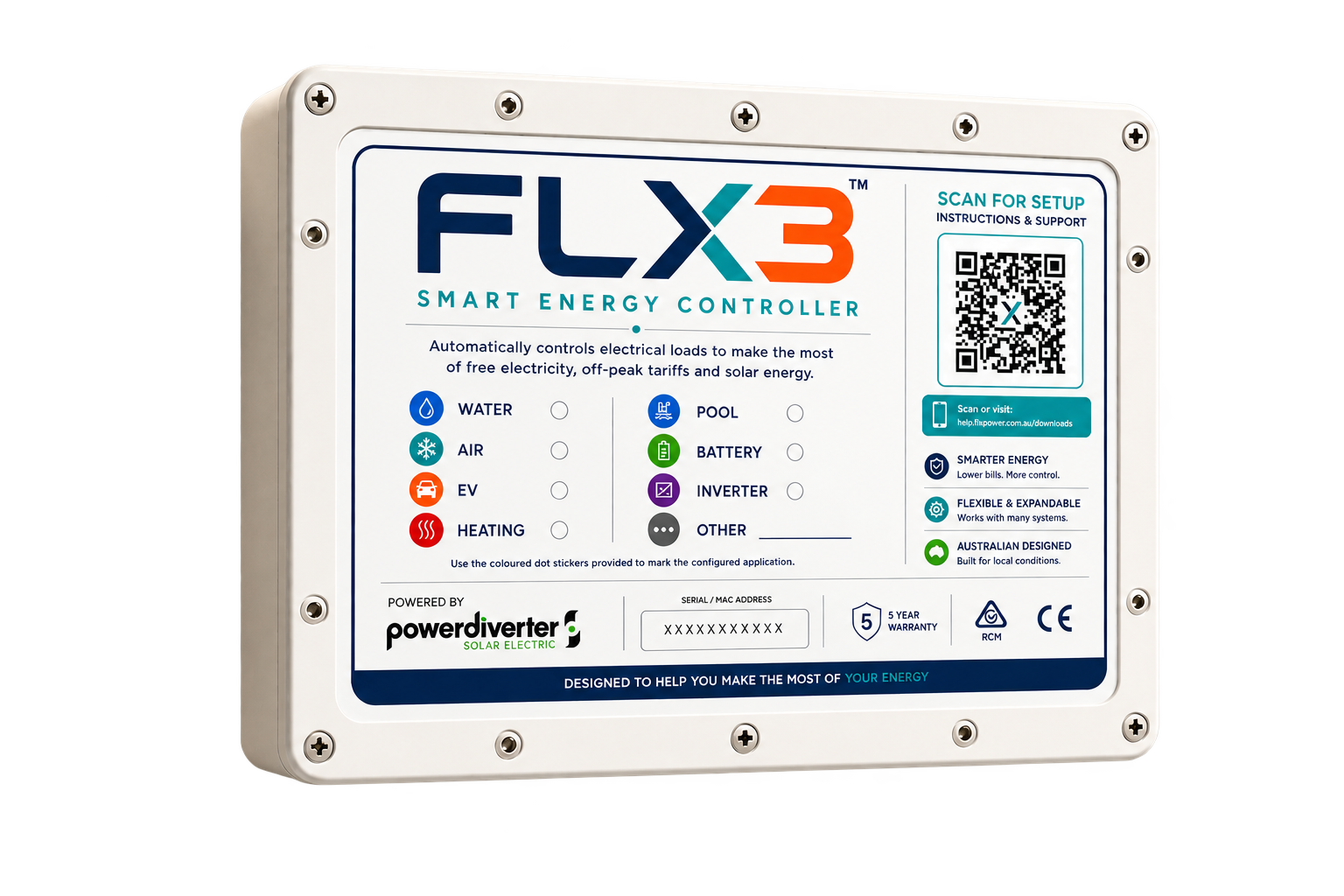 FLX3 Water smart energy controller