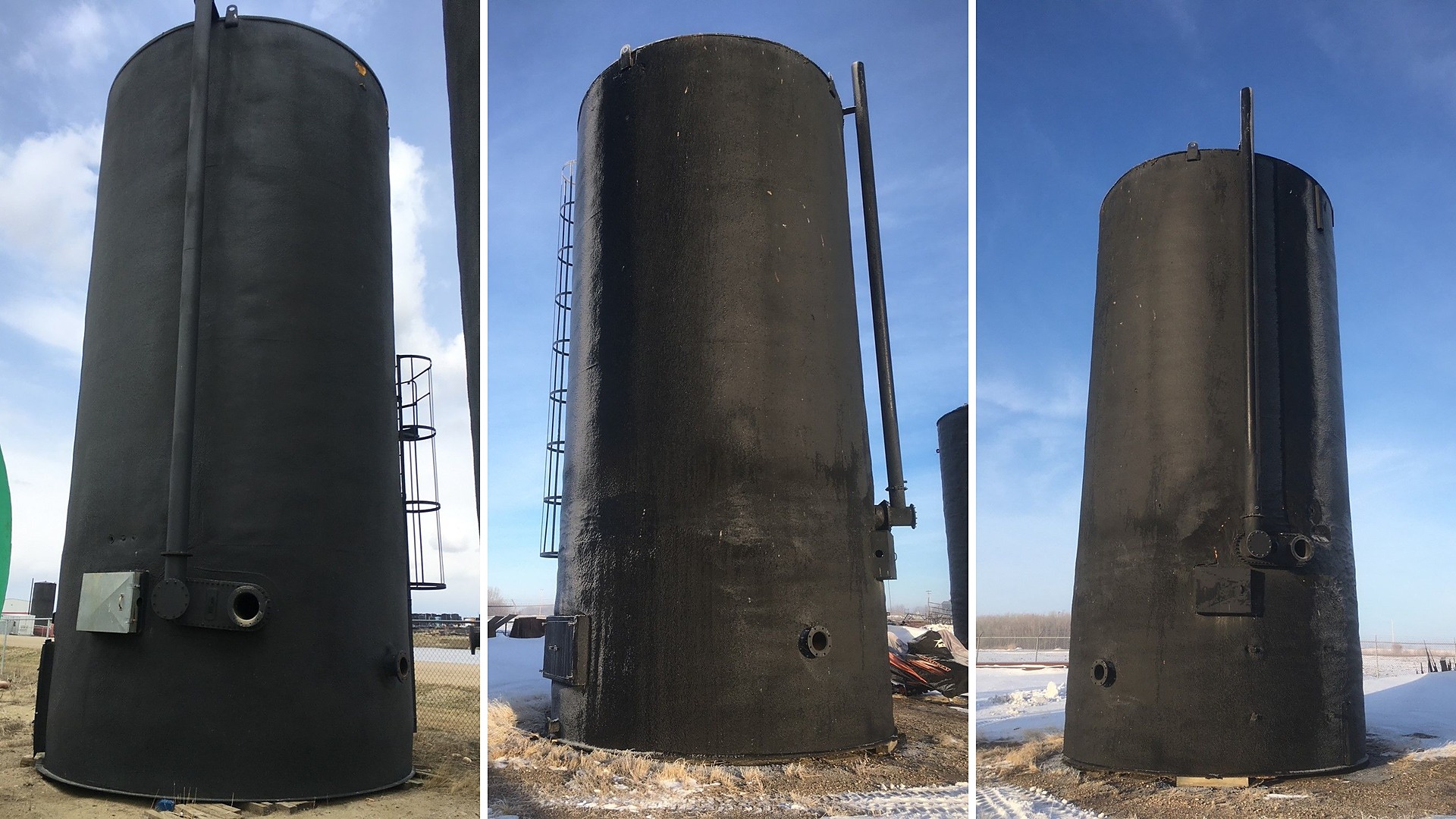 1000 BBL Production & Sales Storage Tanks (2) — Used Storage Tanks for sale in Crossfield, AB | Inclusive Energy