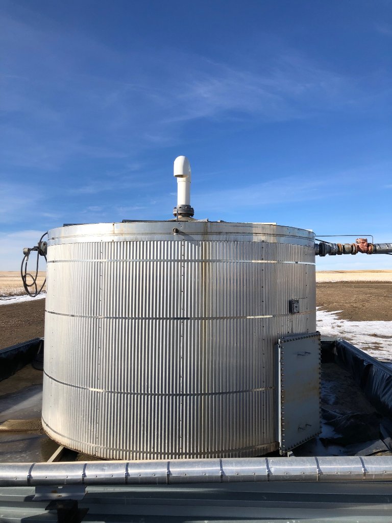 100 BBL Argo Sales Double Wall Storage Tank – 2000 (Ser# 11612) — Used In the Field for sale in Crossfield, AB | Inclusive Energy