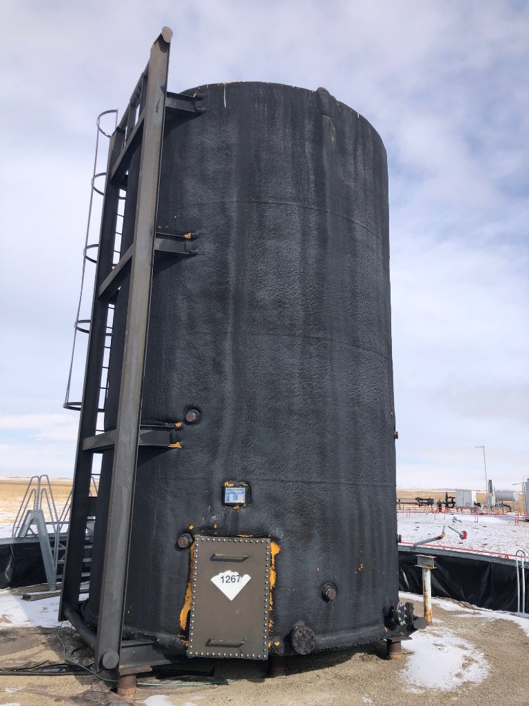 400 BBL GLM Insulated Storage Tank – 2007 — Used In the Field for sale in Crossfield, AB | Inclusive Energy
