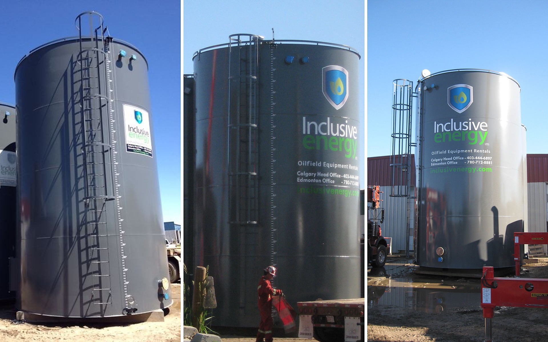 750 BBL Production / Sales Tanks — Used Storage Tanks for sale in Crossfield, AB | Inclusive Energy