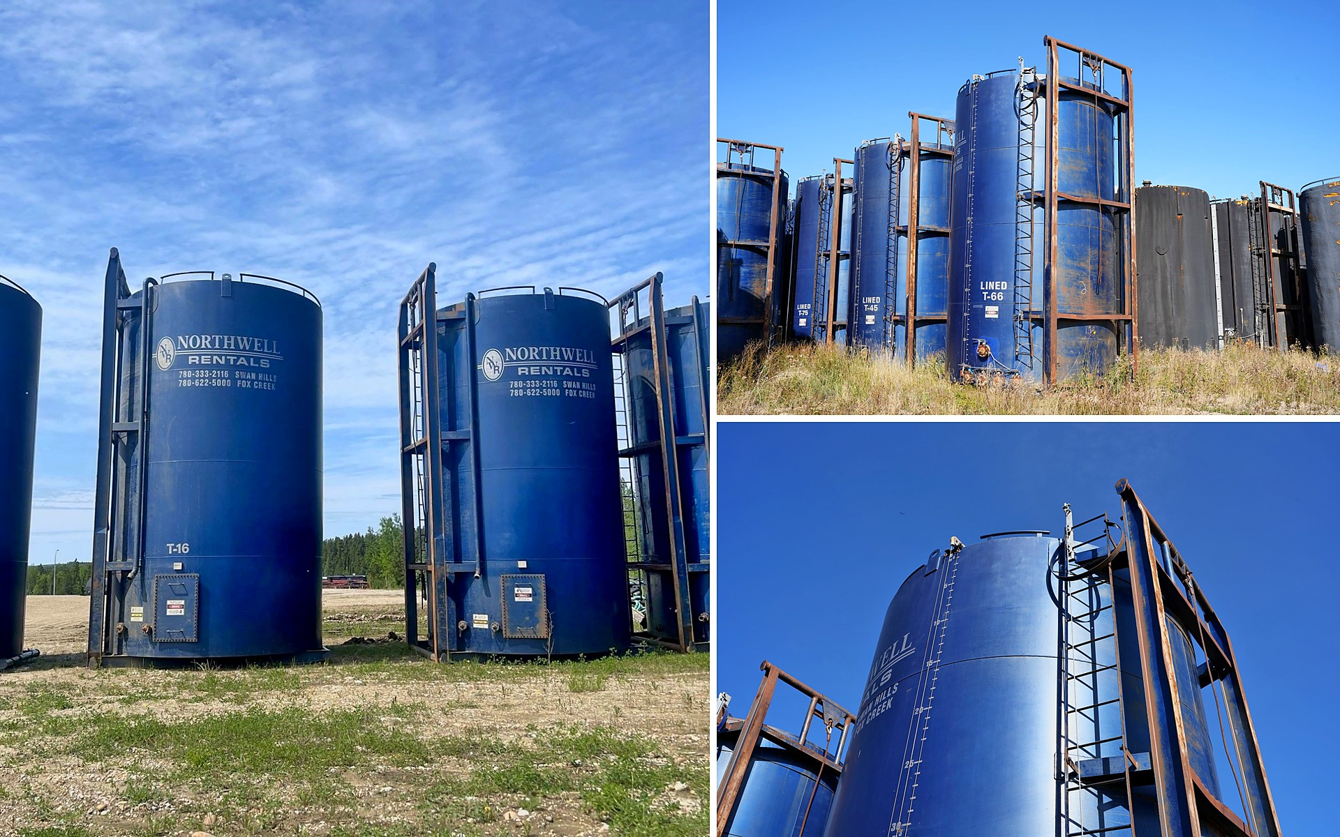 400 BBL Internally Coated Tanks (x33) — Used Storage Tanks for sale in Crossfield, AB | Inclusive Energy