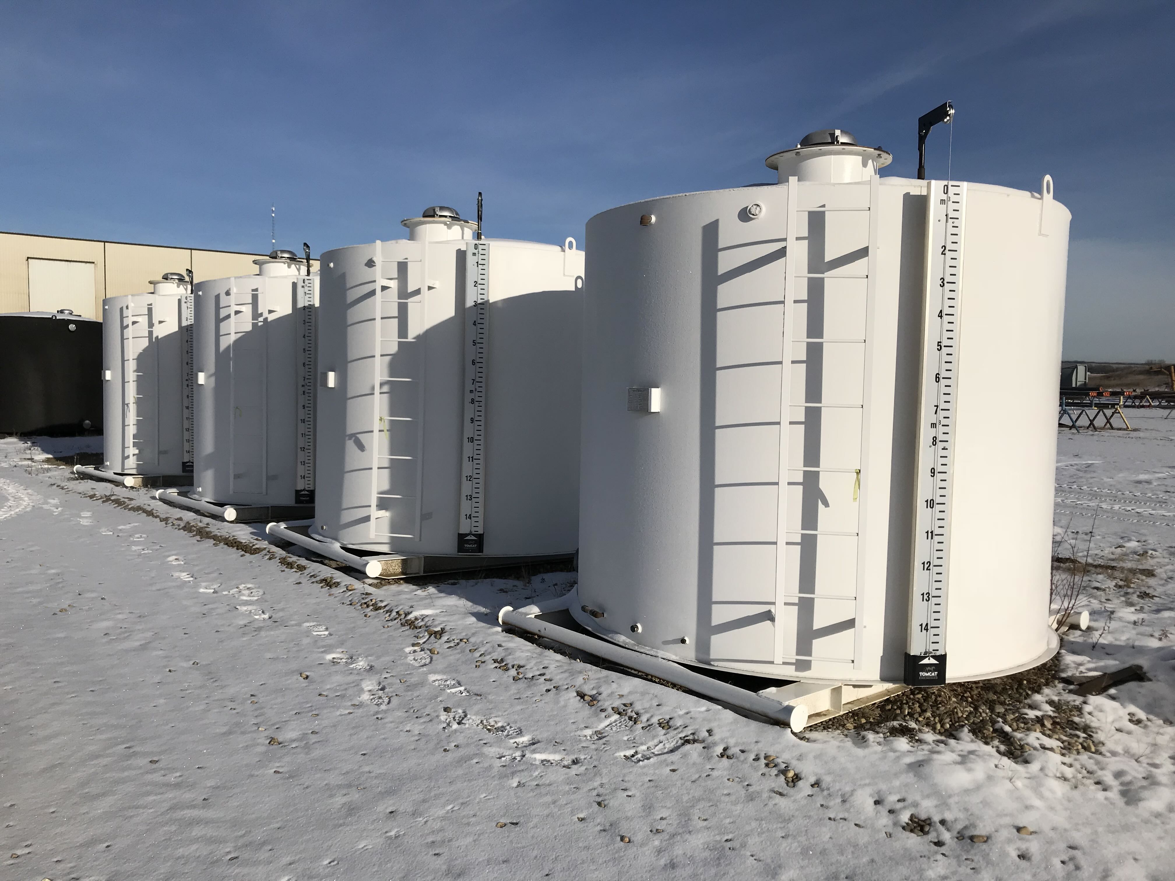 100 BBL Refurbished Single Wall Storage Tanks — Refurbished Storage Tanks for sale in Crossfield, AB | Inclusive Energy