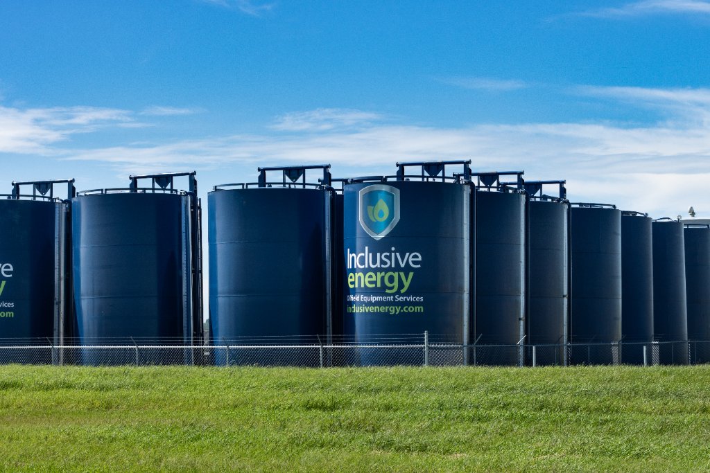 400 BBL storage tank Alberta - Inclusive Energy view 2