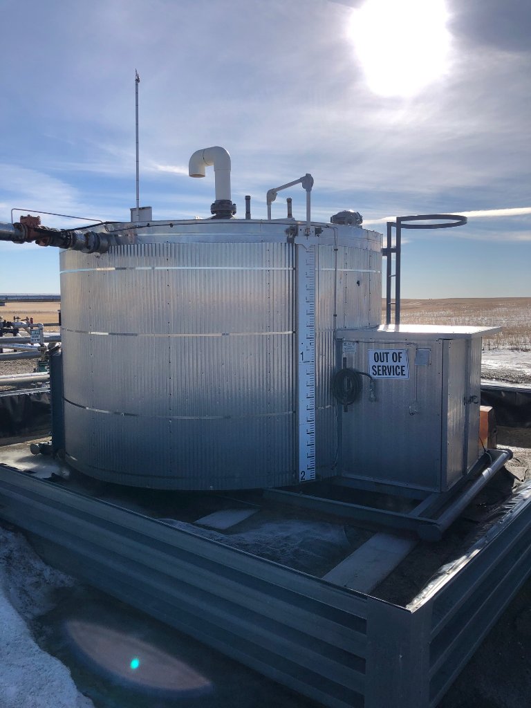 100 BBL Argo Sales Double Wall Storage Tank – 2000 (Ser# 11612) for sale in Crossfield, AB — Inclusive Energy — photo 2