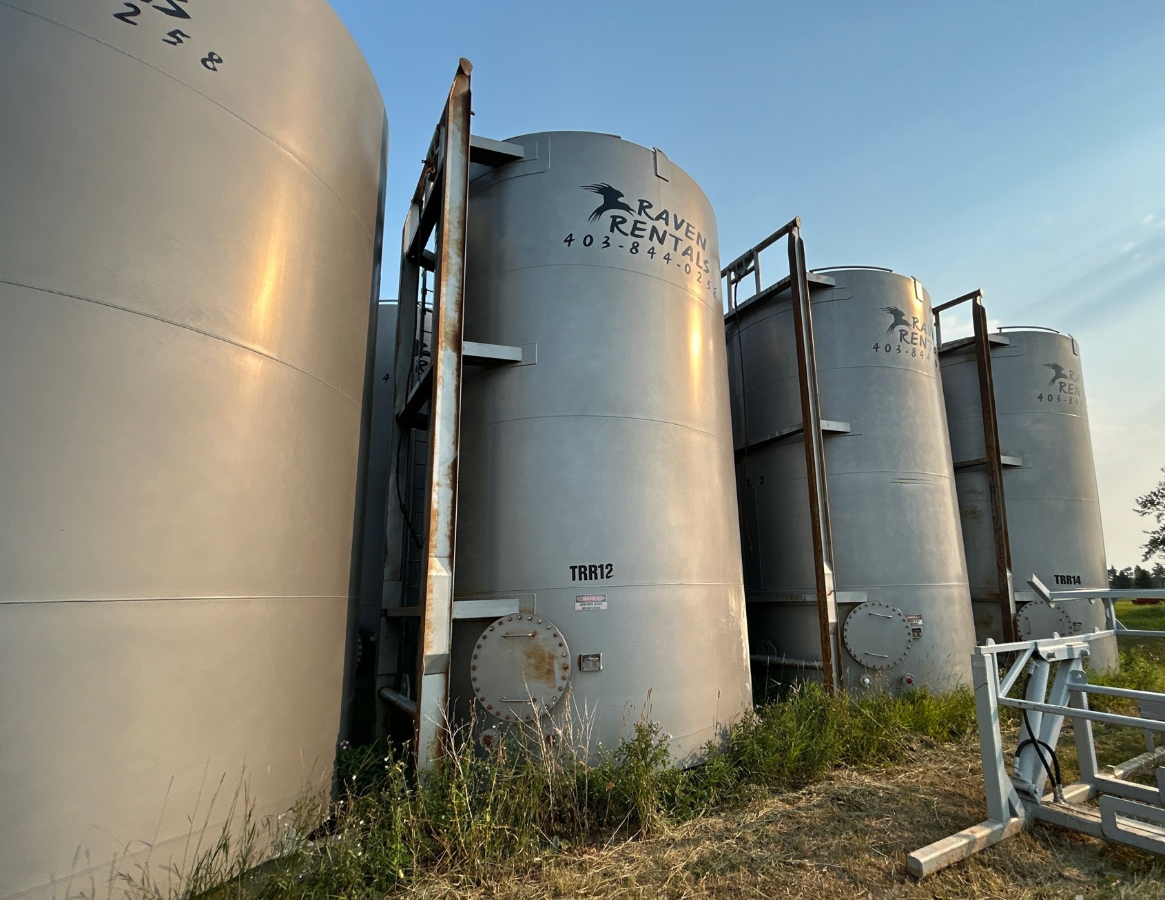 400 BBL Sloped Bottom Steel Storage Tank — Used Storage Tanks for sale in Crossfield, AB | Inclusive Energy