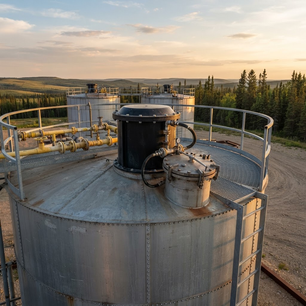 EnviroVault and Thief Hatch: Why Vapor Control Matters on Production Tanks
