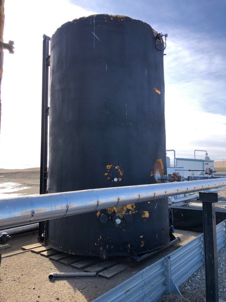 400 BBL GLM Fire Tube Insulated Storage Tank – 1995 (STK# 83151) for sale in Crossfield, AB — Inclusive Energy — photo 3
