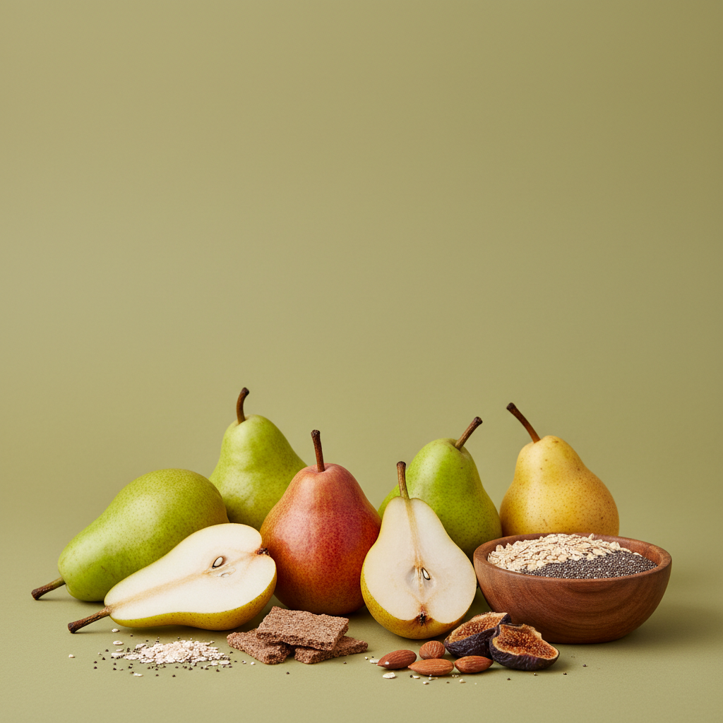 Which Pear Has the Most Fibre?