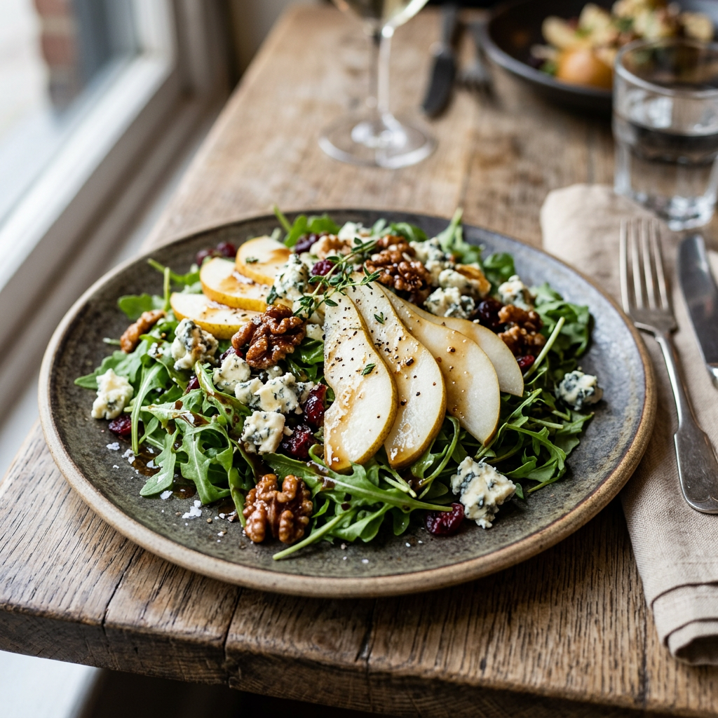 Pear & Blue Cheese Salad