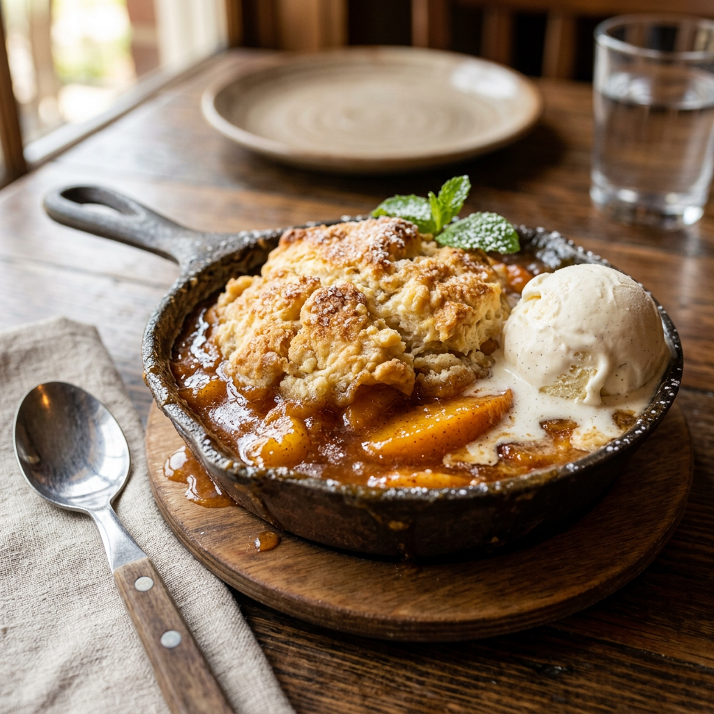 Southern Peach Cobbler