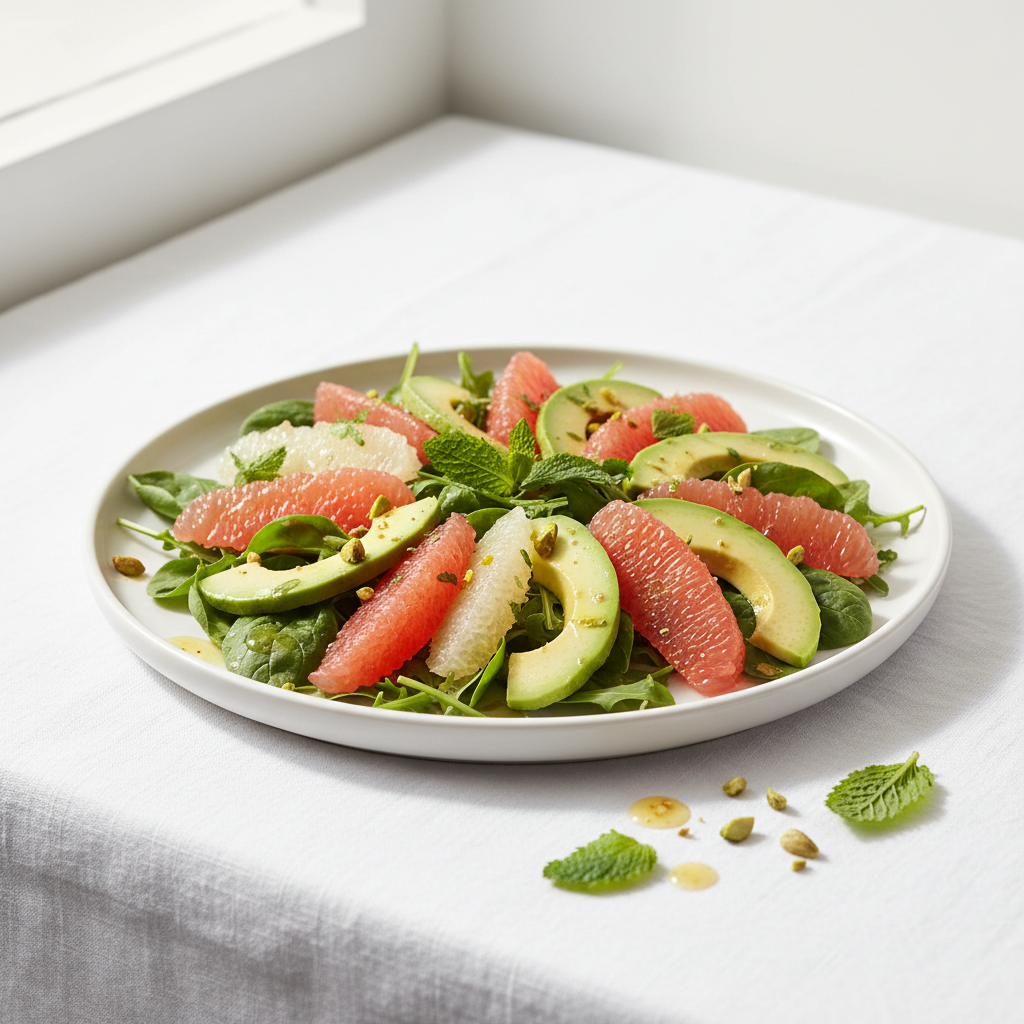 Grapefruit & Avocado Salad