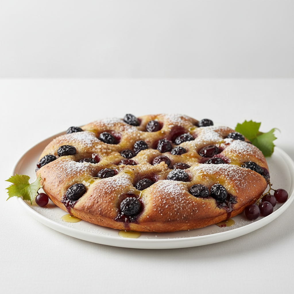 Schiacciata con l'Uva (Grape Focaccia)