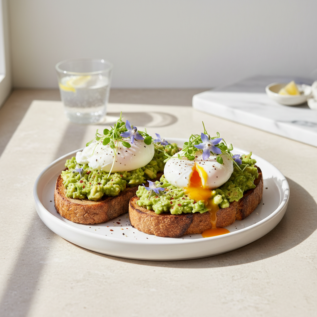 Avocado Toast with Poached Egg
