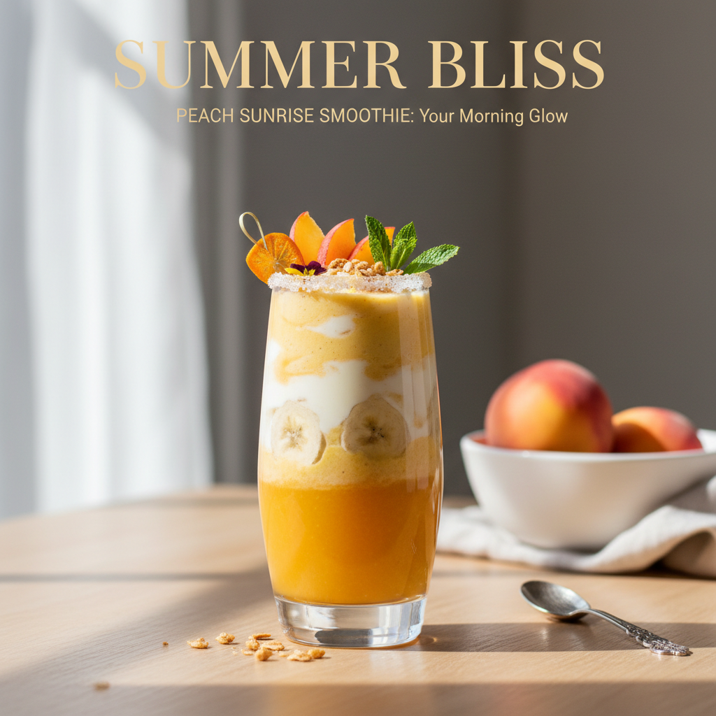 Peach Sunrise Smoothie