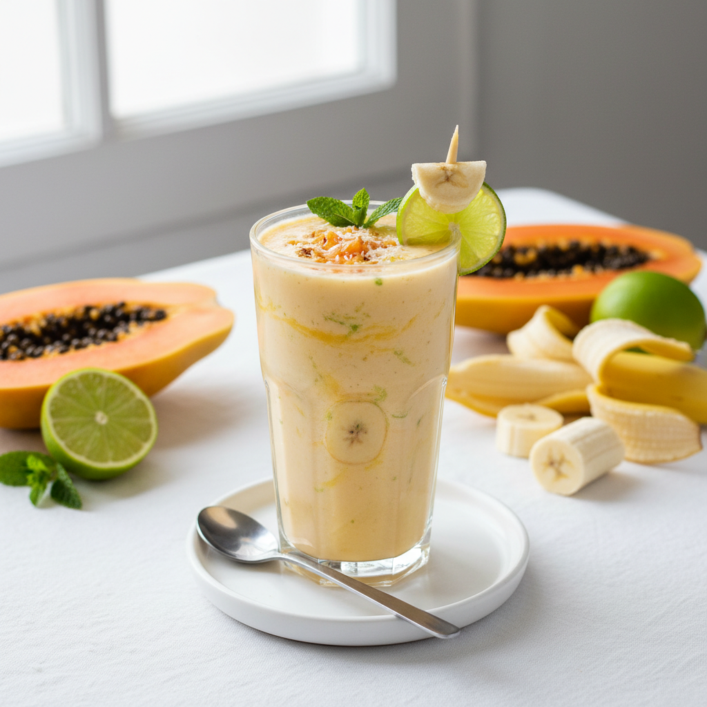 Tropical Papaya Smoothie