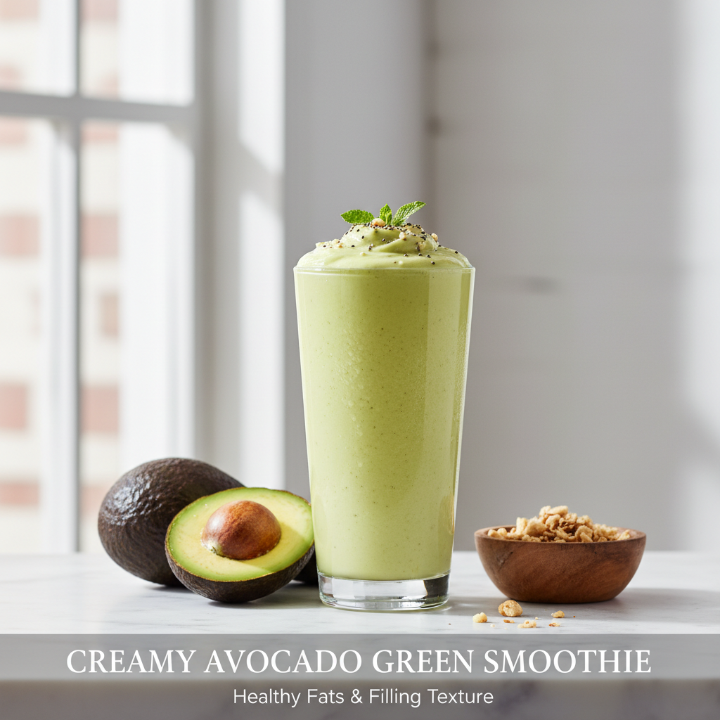 Creamy Avocado Green Smoothie