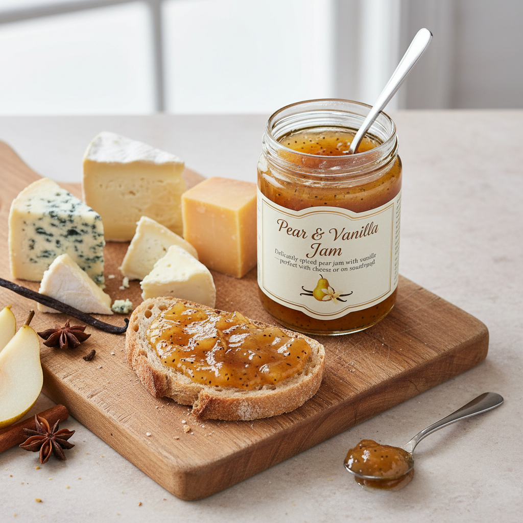 Pear & Vanilla Jam