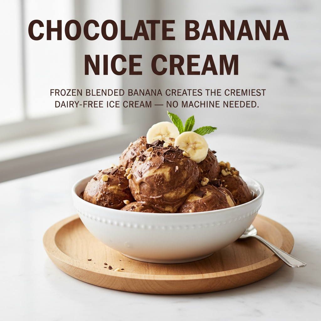Chocolate Banana Nice Cream