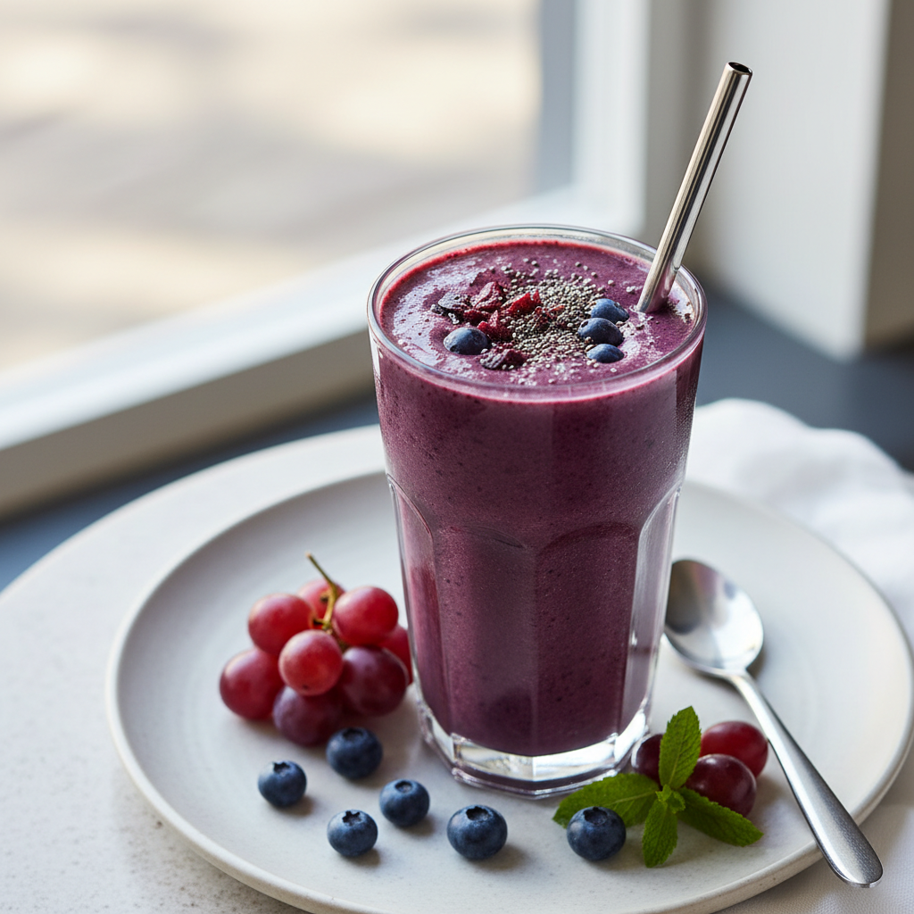 Grape & Blueberry Antioxidant Smoothie