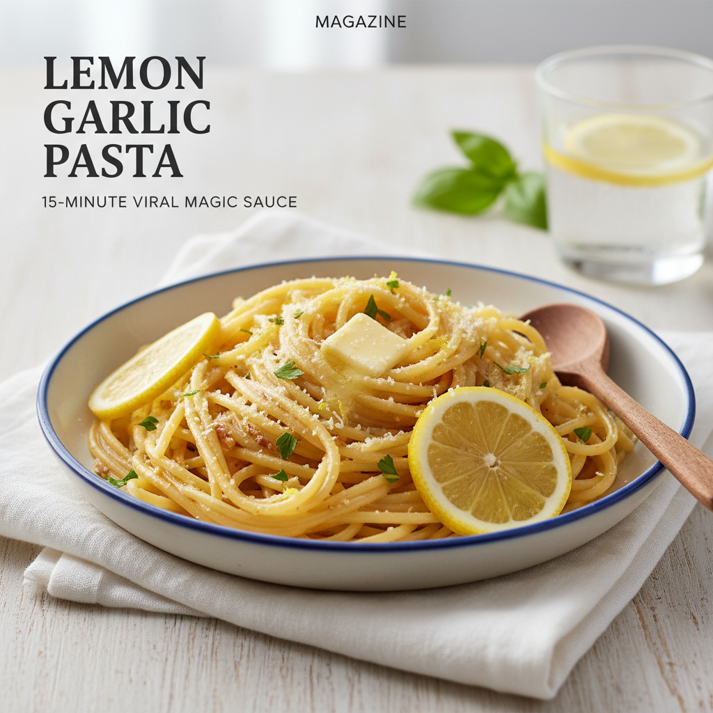 Lemon Garlic Pasta