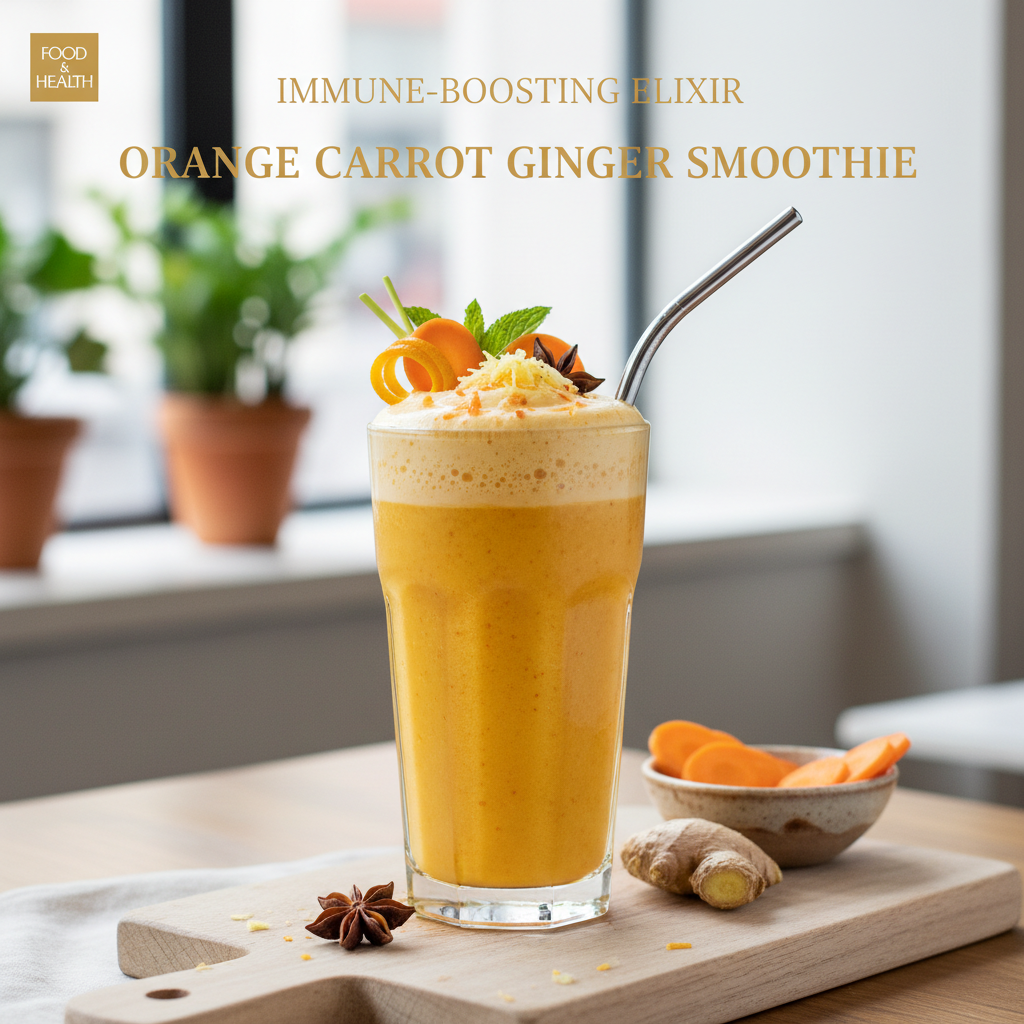 Orange Carrot Ginger Smoothie