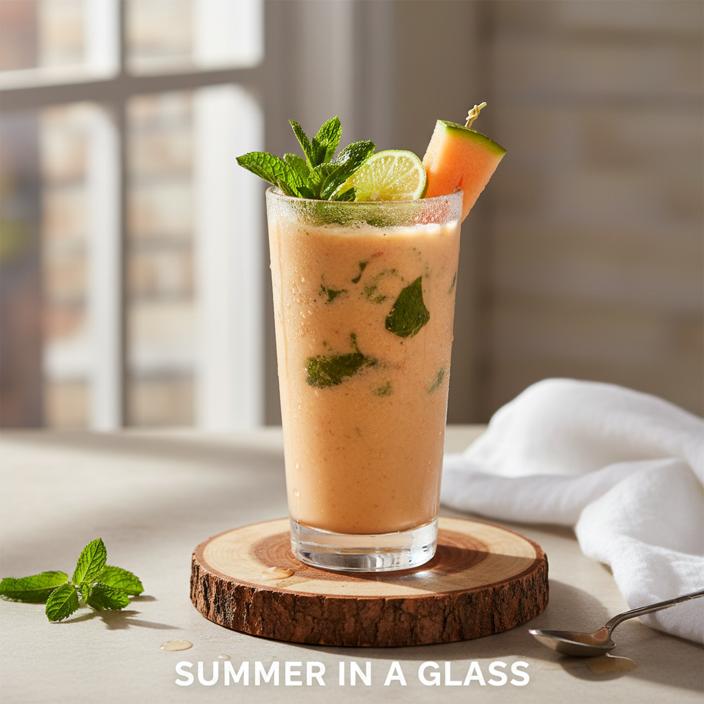 Rockmelon Mint Smoothie
