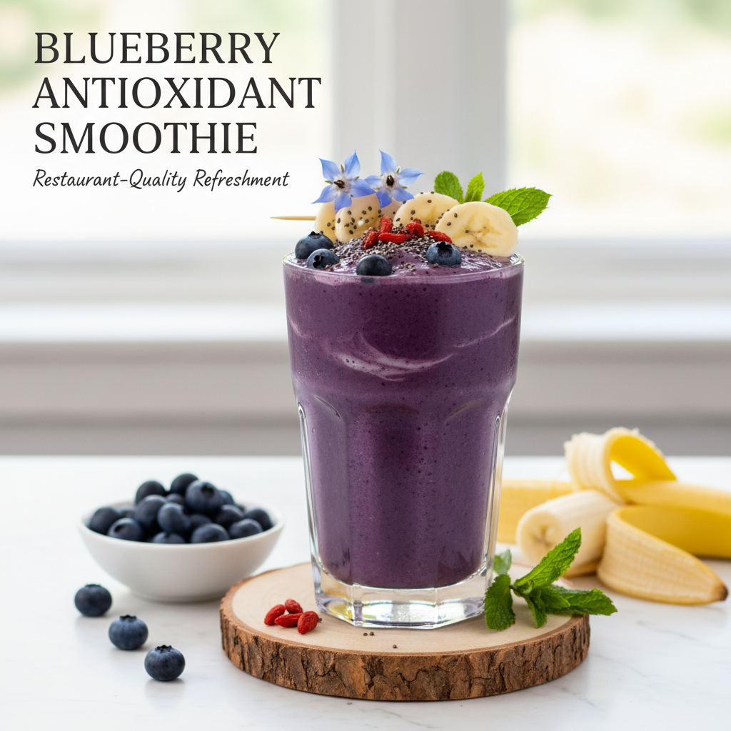Blueberry Antioxidant Smoothie