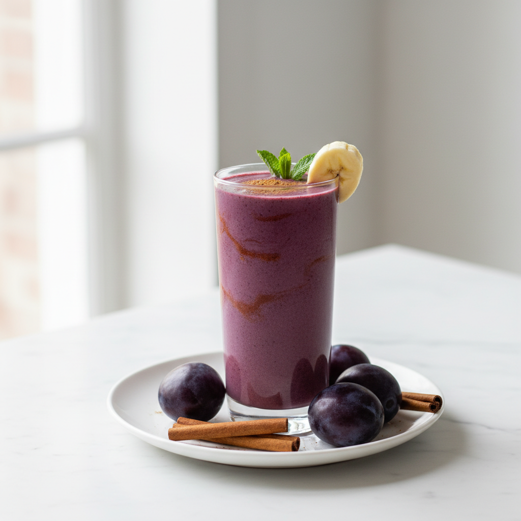 Plum Cinnamon Smoothie