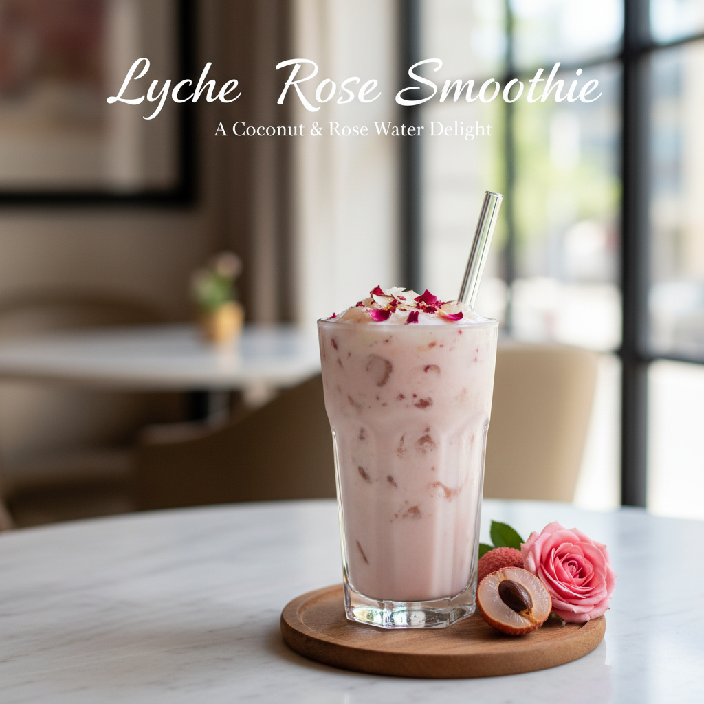 Lychee Rose Smoothie