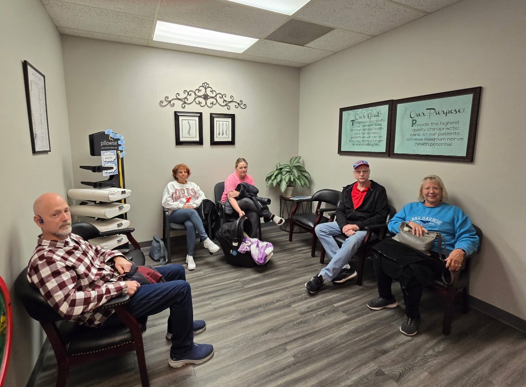 Patients in our waiting area