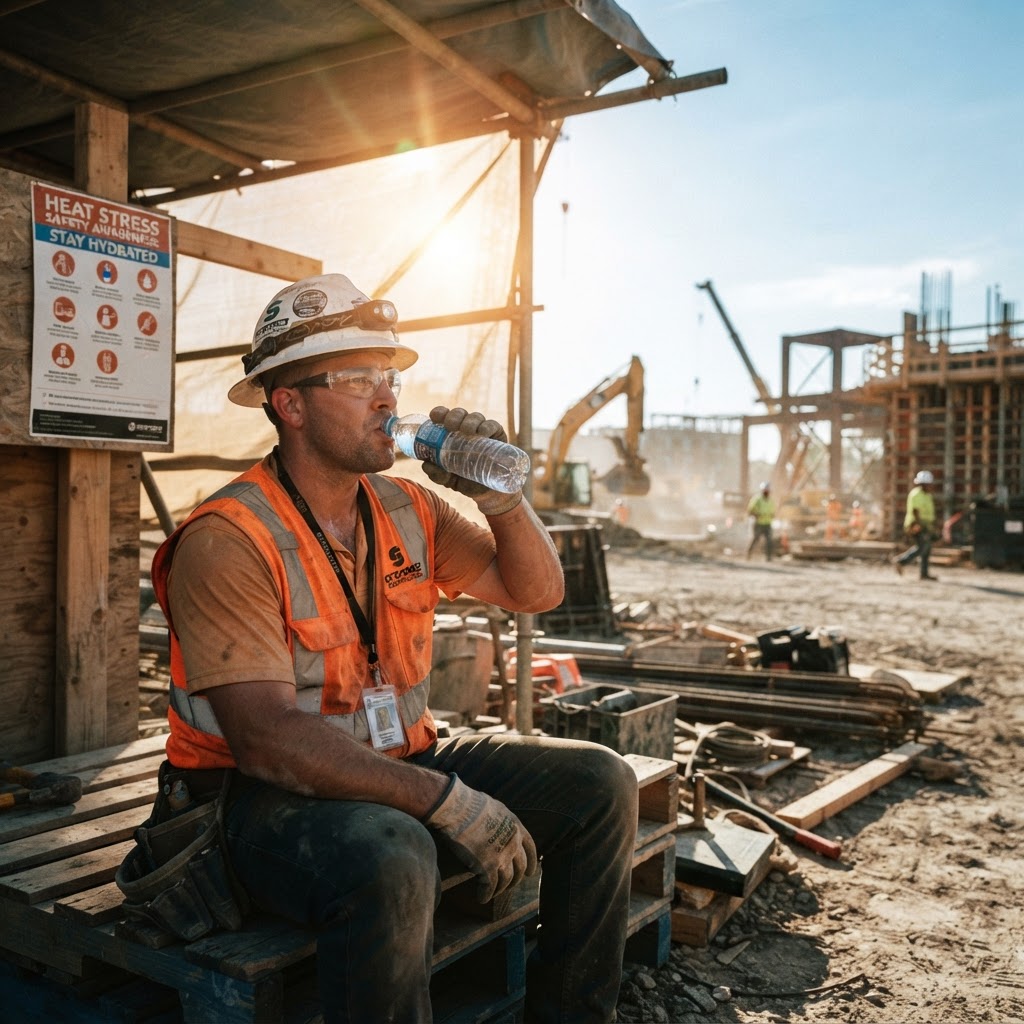 Summer heat safety on the jobsite