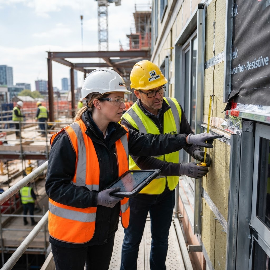 Inspecting building envelope details