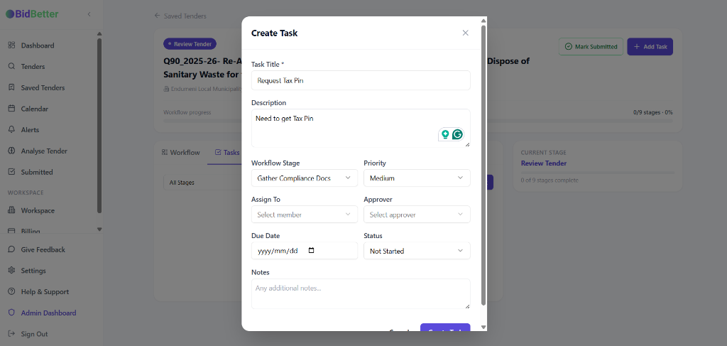 Task Management & Workflow