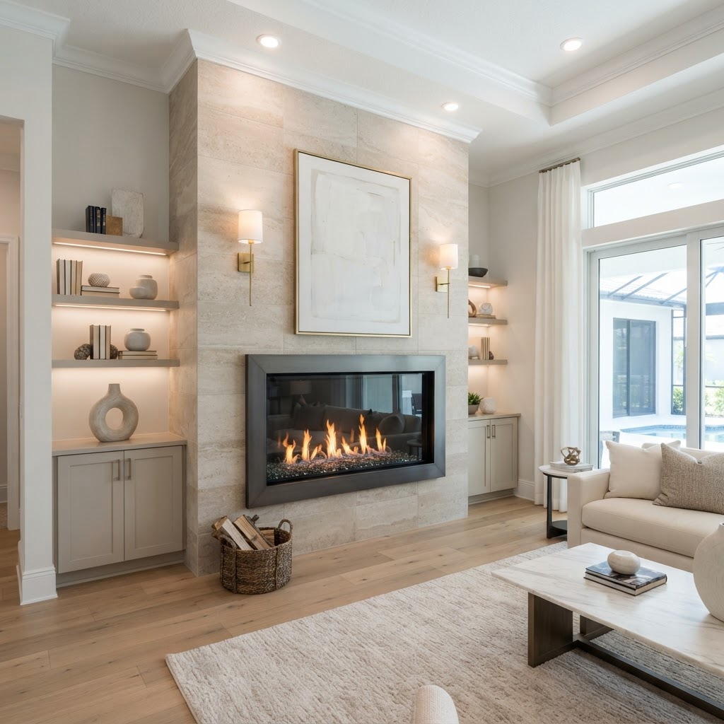 Gas Fireplaces in New Builds: Options and Costs for Tampa Bay Builders