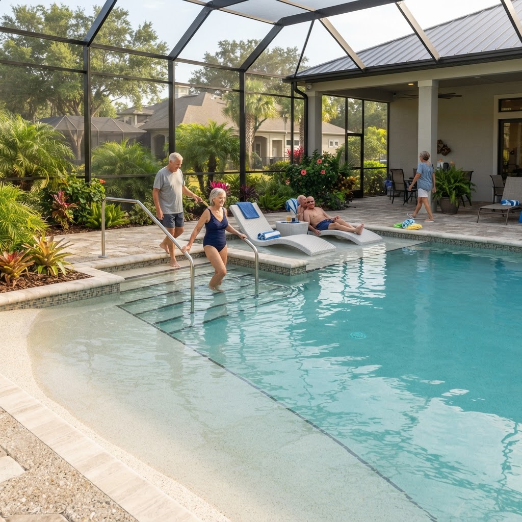 Top Pool Builders in Sun City Center, FL: Easy-Entry Designs, Costs, & HOA Rules — South Shore Pools & Luxury Outdoors Apollo Beach FL