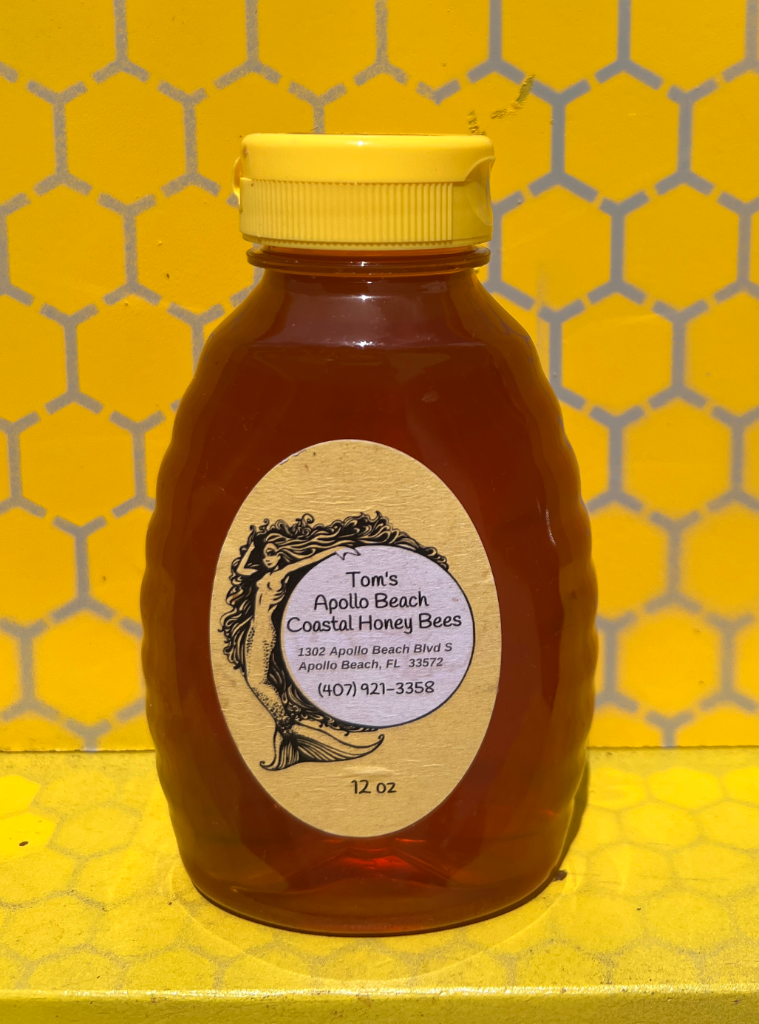 12 oz Plastic Jar β Coastal Wildflower honey
