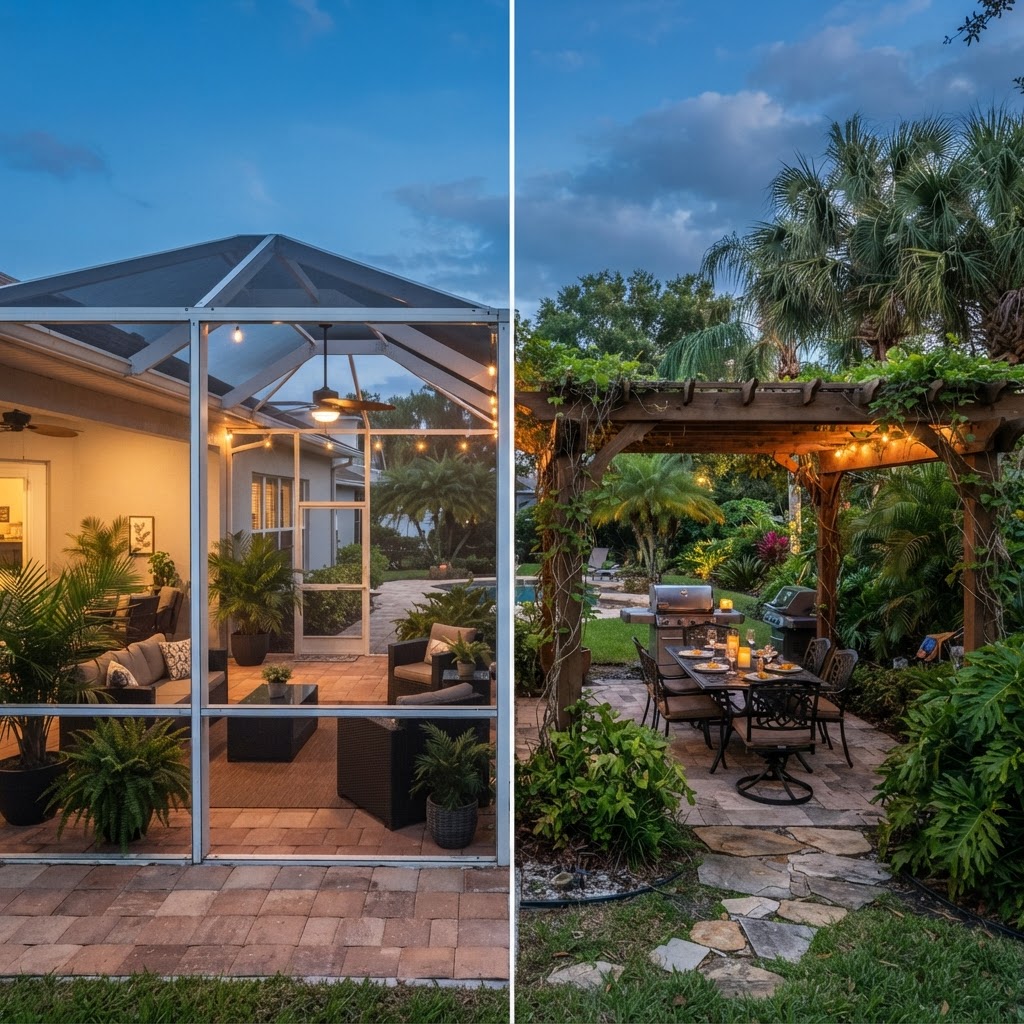 Screen Enclosure vs Open Patio: Which Is Better for South Shore FL?