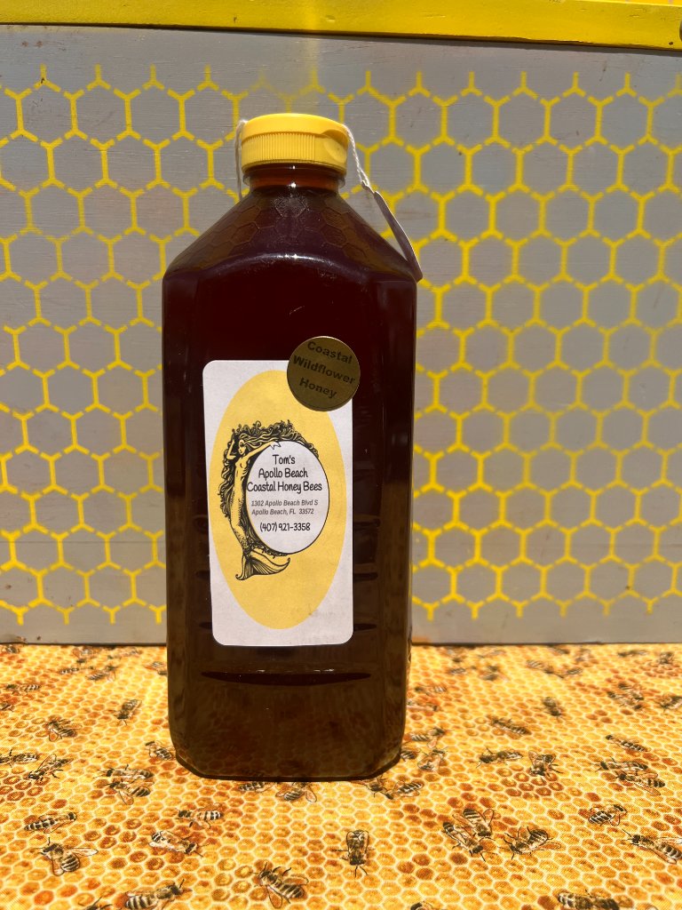 5 lb Plastic Bottle β Coastal Wildflower honey