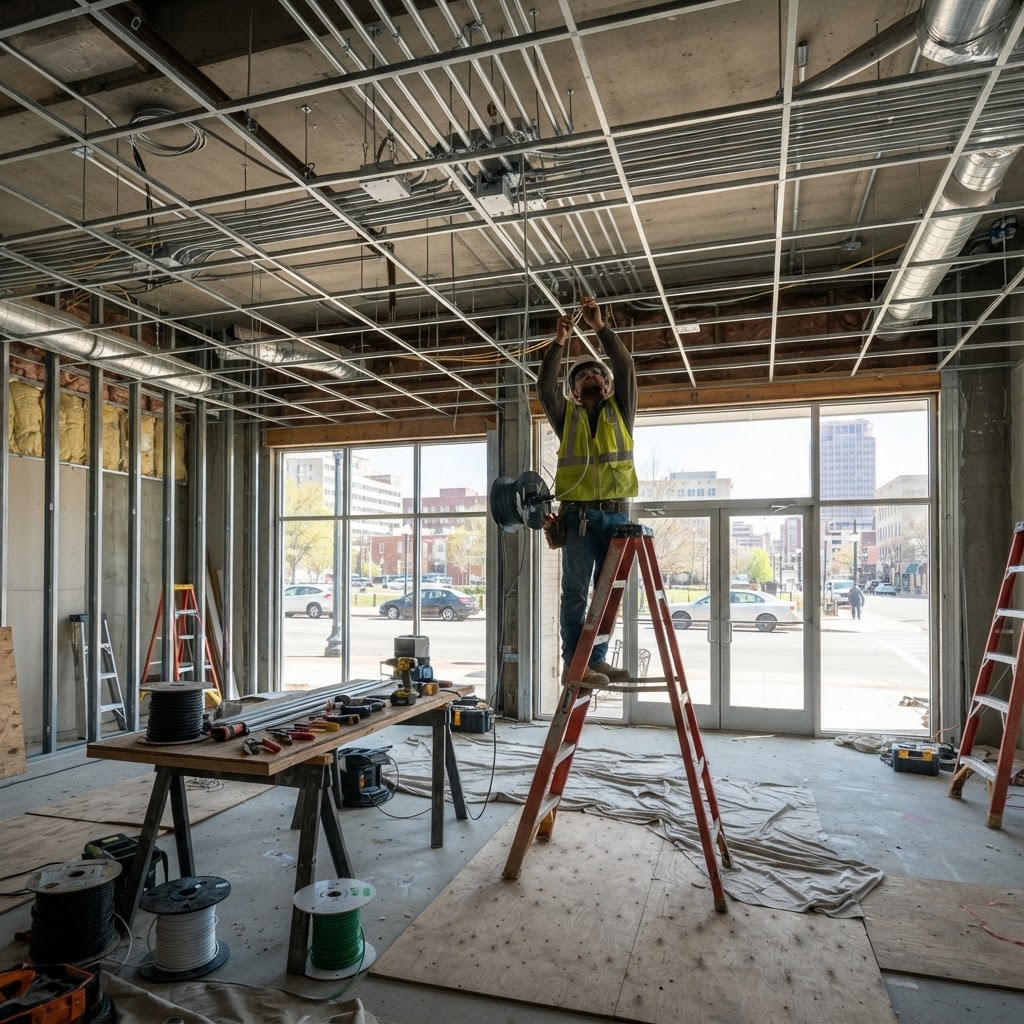 A Guide to Commercial Electrical Build-Outs in Winston-Salem: Tenant vs. Landlord Responsibilities - Dausman Electric electrical service guide