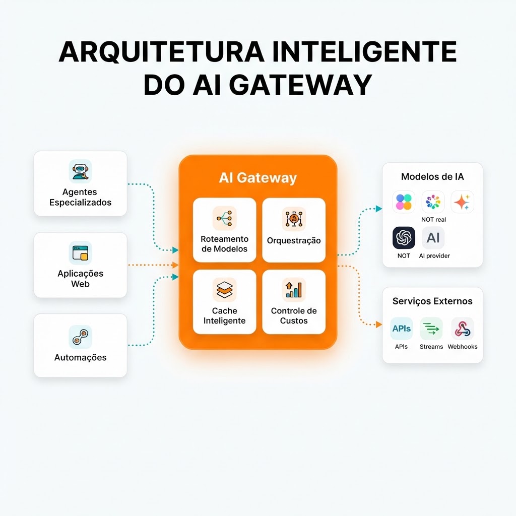 Camada de orquestração de inteligência artificial
