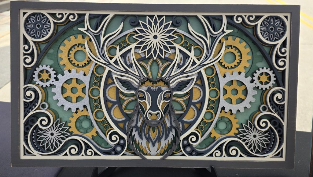 Mechanical Deer Mandala